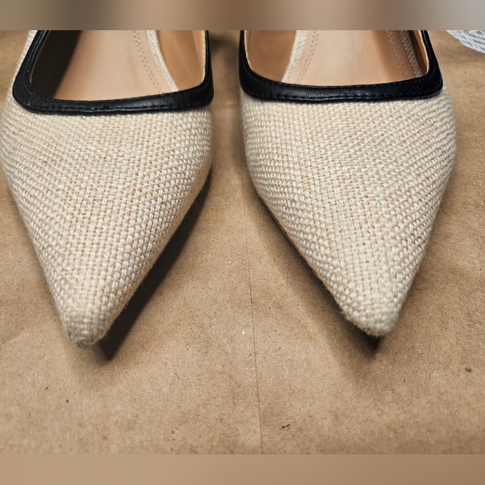Steve Madden BRI Natural Multi slingback pumps. Size 7.5 - Picture 6 of 10